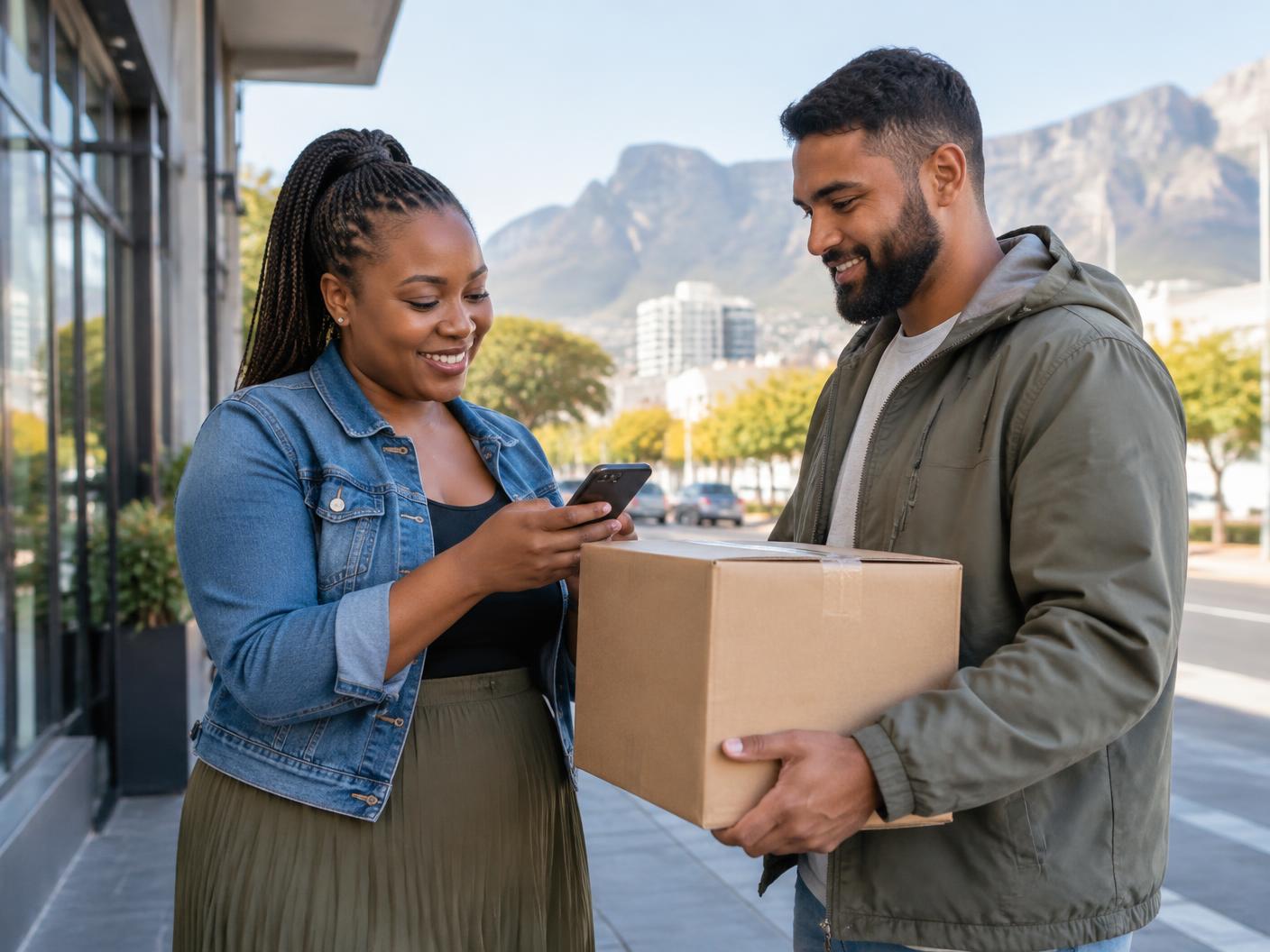 Secure item handover